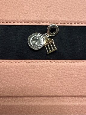Pandora Two-Tone Athena Coin & Temple Dangle Charm - Silver and Gold